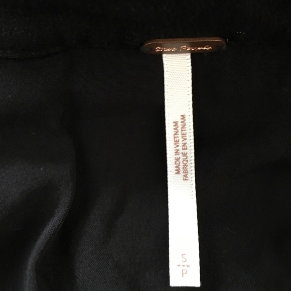 Free People Black White Tropical Oasis Printed Pleated Mini Dress - Picture 8 of 16